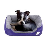 Barelove Rectangular Dog Cat Beds Mattress Washable Pads Room Soft Winter Warm Plush Cotton Sleeping Fleece Bed Mat for Medium Doggy Puppy Anti-Slip
