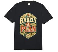 Barely A Plan Outdoor Humor Comfort Colors Adult Heavyweight T-Shirt