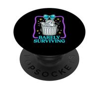 Barely Surviving Raccoon Trash Panda Scavenger PopSockets Adhesive PopGrip