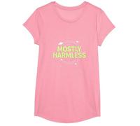 Barely Tolerable Mostly Harmless Cosmic Humor T-Shirt, Girls, Pink, Large