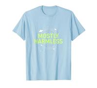 Barely Tolerable Mostly Harmless Cosmic Humor T-Shirt, Men, Baby Blue, 3XL