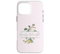 BARELY TOLERABLE Pride & Prejudice Jane Austen Funny Meme Case for iPhone 16 Pro Max