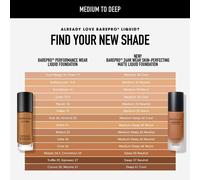 bareMinerals Liquid Foundation BarePro 24HR Skin-Perfecting Matte SPF20 – Deep 55 Warm 30 ml