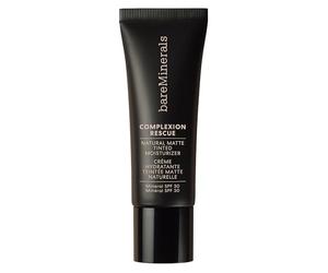 bareMinerals COMPLEXION RESCUE Natural Matte Tinted Moisturiser - SPF 30, Tinted Mineral Sunscreen, Sheer-to-Light Coverage, Matte Skin Tint for Oily Skin, Vegan