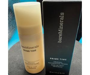 BAREMINERALS PRIME TIME ORIGINAL FOUNDATION PRIMER 30ml NEW BOXED