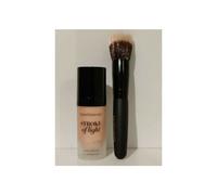 BAREMINERALS STROKE OF LIGHT HIGHLIGHTER + MINI SMOOTHING FACE BRUSH
