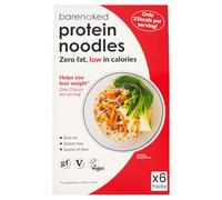 Barenaked Konjac Noodles | 6 x 250g Multipack | Low Calorie Noodles | Vegan & Gluten Free | Fat Free & Low Carb | 12 Servings (250 g (Pack of 6), Protein Noodles)