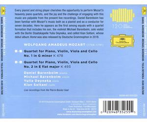 BARENBOIM/ETC - QUINTETTI PER PIANOFORTE NEW CD