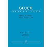BARENREITER GLUCK C.W. - ORPHEE & EURIDICE (VERSION PARISIENNE) - VOCAL SCORE Classical sheets Choral and vocal ensembles