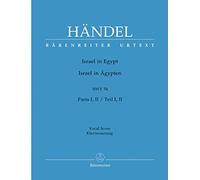 BARENREITER HAENDEL G.F. - ISRAEL IN EGYPT HWV 54 PARTS I, II - VOCAL SCORE Classical sheets Choral and vocal ensembles