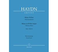 BARENREITER HAYDN J. - MISSA IN B-FLAT MAJOR HOB.XXII:12 THERESA MASS - VOCAL SCORE Classical sheets Choral and vocal ensembles