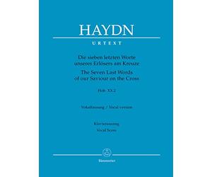 BARENREITER HAYDN J. - THE SEVEN LAST WORDS OF OUR SAVIOUR ON THE CROSS HOB.XX:2 - VOCAL SCORE Classical sheets Choral and vocal ensembles