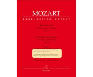 BARENREITER MOZART W.A. - CONCERTO N°2 IN D MAJOR KV 211 - VIOLIN, PIANO Classical sheets Violin
