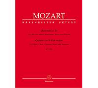 BARENREITER MOZART W.A. - QUINTET IN E-FLAT MAJOR KV 452 - PIANO, OBOE, CLARINET, BASSOON, HORN Classical sheets Chamber music