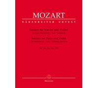 BARENREITER MOZART W.A. - SONATAS MANNHEIM, PARIS, SALZBURG KV 301-306, 296, 378 - VIOLIN, PIAN0 Classical sheets Violin