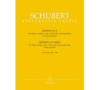 BARENREITER SCHUBERT F. - QUINTET TROUT QUINTET IN A MAJOR D 667 (OP.POST.114) Classical sheets Mixed ensemble