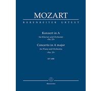 BARENREITER TASCHENPARTITUREN MOZART W.A. - PIANO CONCERTO A MAJOR KV 488 - STUDY SCORE Classical sheets Pocket score