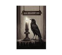 Bareronor All Hallows Eve Poster Canvas Poster Bedroom Decor Landscape Office Room Decor Gift 8" L X 12" W