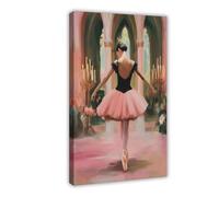 Bareronor Ballet Dancer Poster Canvas Poster for Dorm Room Decor Gift