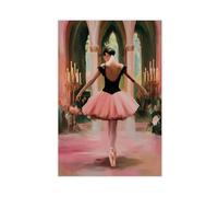 Bareronor Ballet Dancer Poster Canvas Poster for Living Room Decor Gift