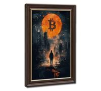Bareronor Bitcoin Crypto Trading Canvas Poster for Home Decor Gift
