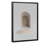 Bareronor Boho Arches Canvas Poster Bedroom Decor Landscape Office Room Decor Gift 12" L X 18" W