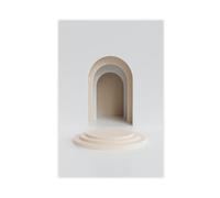 Bareronor Boho Arches Canvas Poster Bedroom Decor Landscape Office Room Decor Gift 12" L X 18" W