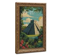 Bareronor Chichén Itzá Canvas Poster for Dorm Room Decor Gift