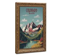 Bareronor Colorado Poster Canvas Poster Bedroom Decor Landscape Office Room Decor Gift 24" L X 36" W