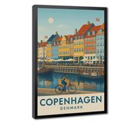 Bareronor Copenhagen Canvas Poster for Dorm Room Decor Gift