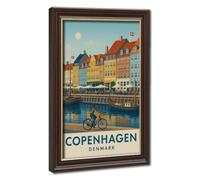 Bareronor Copenhagen Canvas Poster for Living Room Decor Gift