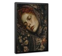 Bareronor Dreamer in Shawl Canvas Poster Bedroom Decor Landscape Office Room Decor Gift 20" L X 30" W