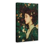 Bareronor Emerald Forest Dreamer Canvas Poster Bedroom Decor Landscape Office Room Decor Gift 20" L X 30" W