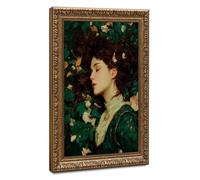 Bareronor Emerald Forest Dreamer Canvas Poster Wall Art Decor Print Picture Paintings for Living Room Bedroom Decoration 20" L X 30" W