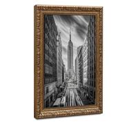 Bareronor Empire State Building Canvas Poster Wall Art Decor Print Picture Paintings for Living Room Bedroom Decoration 20" L X 30" W
