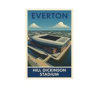 Bareronor Everton FC Canvas Poster for Office Decor Gift