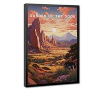 Bareronor Garden of The Gods Canvas Poster for Office Decor Gift