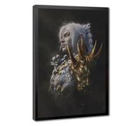Bareronor Gate Shadow Heart Canvas Poster Bedroom Decor Landscape Office Room Decor Gift 12" L X 18" W