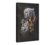 Bareronor Gate Shadow Heart Canvas Poster Bedroom Decor Landscape Office Room Decor Gift 8" L X 12" W