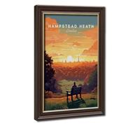 Bareronor Hampstead Heath (2) Canvas Poster Bedroom Decor Landscape Office Room Decor Gift 24" L X 36" W