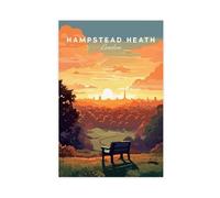 Bareronor Hampstead Heath Canvas Poster Bedroom Decor Landscape Office Room Decor Gift 20" L X 30" W