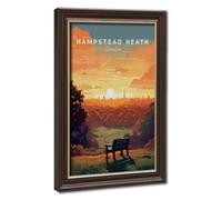 Bareronor Hampstead Heath Canvas Poster Wall Art Decor Print Picture Paintings for Living Room Bedroom Decoration 20" L X 30" W