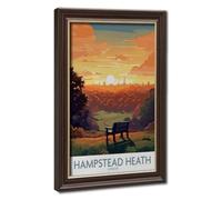 Bareronor Hampstead Heath London Skylin Canvas Poster Bedroom Decor Landscape Office Room Decor Gift 20" L X 30" W