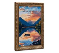 Bareronor Loch Lomond Scotland Canvas Poster Bedroom Decor Landscape Office Room Decor Gift 8" L X 12" W