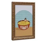 Bareronor Mac And Cheese Canvas Poster for Dorm Room Decor Gift