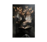 Bareronor Metamorphosis of Thought Canvas Poster Bedroom Decor Landscape Office Room Decor Gift 12" L X 18" W