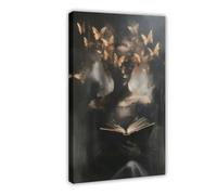 Bareronor Metamorphosis of Thought Canvas Poster Bedroom Decor Landscape Office Room Decor Gift 16" L X 24" W