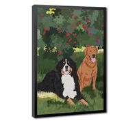 Bareronor Personalized Dog Memorial Gift Canvas Poster Wall Art Decor Print Picture Paintings for Living Room Bedroom Decoration 8" L X 12" W