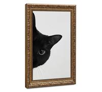 Bareronor Realistic Cat's Eye Canvas Poster Bedroom Decor Landscape Office Room Decor Gift 20" L X 30" W