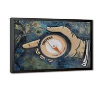 Bareronor Success Compass Canvas Poster for Office Decor Gift